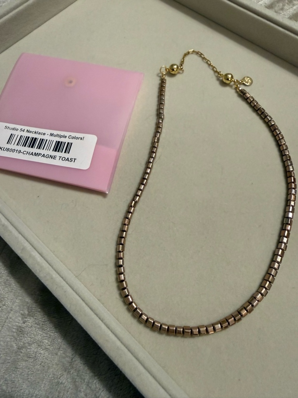 By Alexa Rae - Studio 54 Champagne Toast Necklace